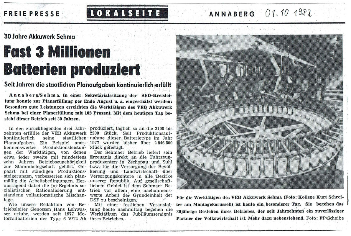 Freie Presse 01.10.82